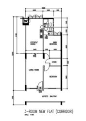 Blk 525 Bedok North Street 3 (Bedok), HDB 3 Rooms #604076921
